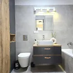 公寓 Marina Deluxe Ii - Garaz Podziemny, Widok Na Jezioro Z Kazdego Z 3 Pokoi, 70 M2, Netflix