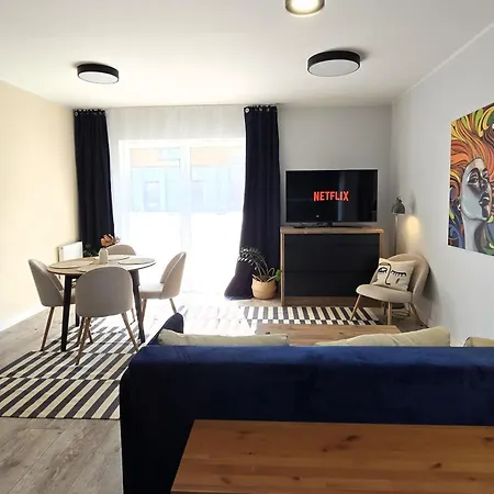 Marina Deluxe Ii - Garaz Podziemny, Widok Na Jezioro Z Kazdego Z 3 Pokoi, 70 M2, Netflix * Iława