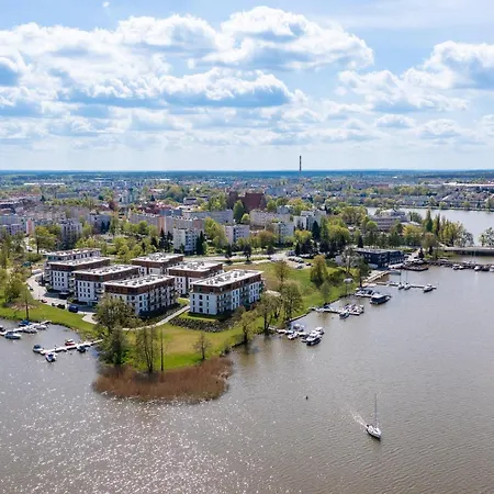 Daire Marina Deluxe Ii - Garaz Podziemny, Widok Na Jezioro Z Kazdego Z 3 Pokoi, 70 M2, Netflix *